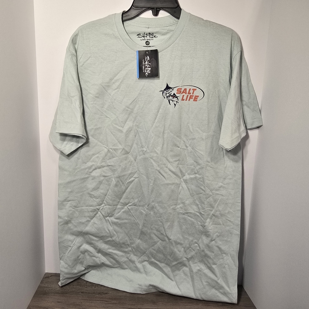 Salt Life Men's Light Gray T-Shirt